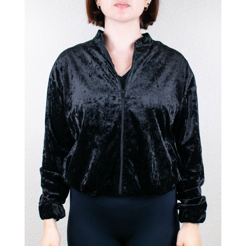 Women's velvet jacket